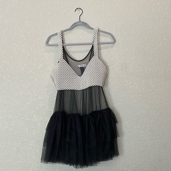 Free people NWOT tulle slip dress - Picture 2 of 5